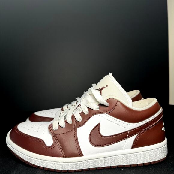 Size 9 - Wmns Nike Air Jordan 1 Low Bronze Eclipse Women's Shoes - Picture 8 of 8